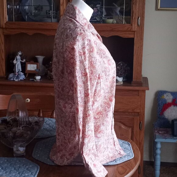 Pendleton Button Down Paisley Shirt (Women) - Picture 3 of 9